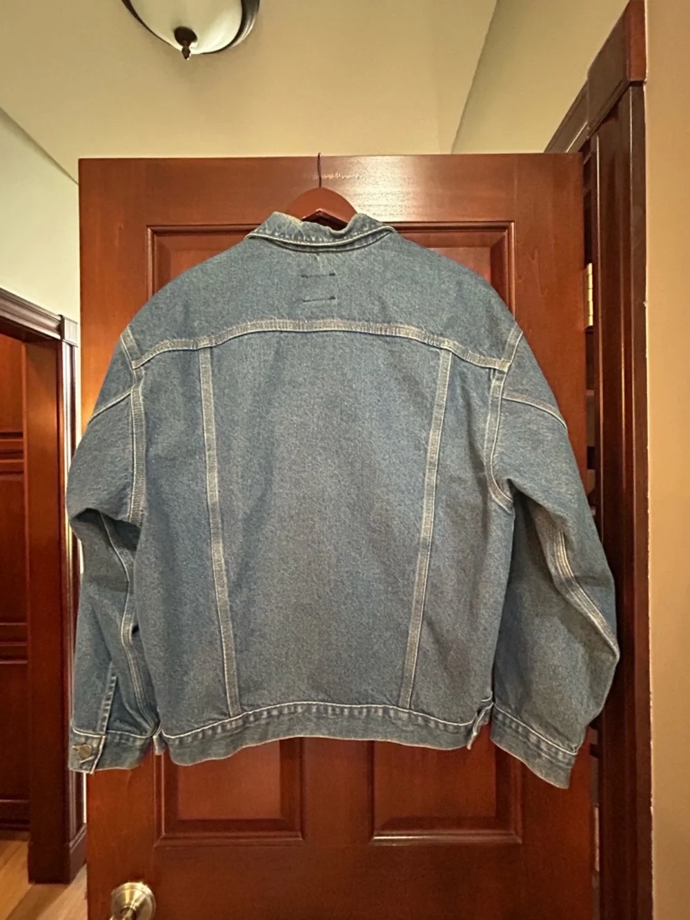 Vintage 90s Carhartt J12 DST USA Made Denim Trucker Jacket Men’s L